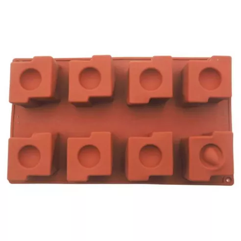 Molde de Silicon de Cubo de 8 Cavidades TIPS RRA02-99