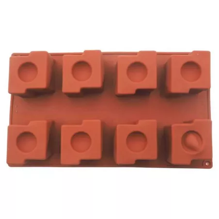 Molde de Silicon de Cubo de 8 Cavidades TIPS RRA02-99