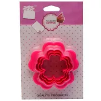 Cortador de Galletas de Flores con Expulsor, Set de 3 Unidades TIPS D-004 2