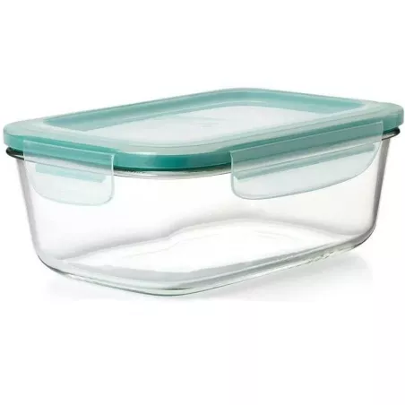 Contenedor de Vidrio Rectangular Hermetico de 370 Mililitros TIPS A-173-03