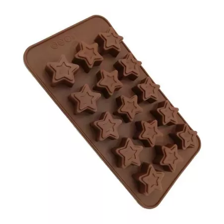 Molde de Silicon de Estrellas Pequenas de 15 Cavidades MASTER CHEF 9890501