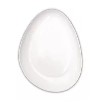 Plato Triangular Coupe de Ceramica de 30 x 21.5 Centimetros TIPS CT764 2