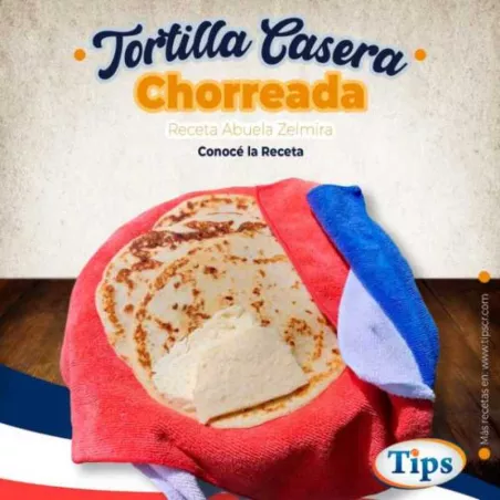 Tortilla Casera Chorreada - Receta Abuela Zelmira TIPS RA0000497
