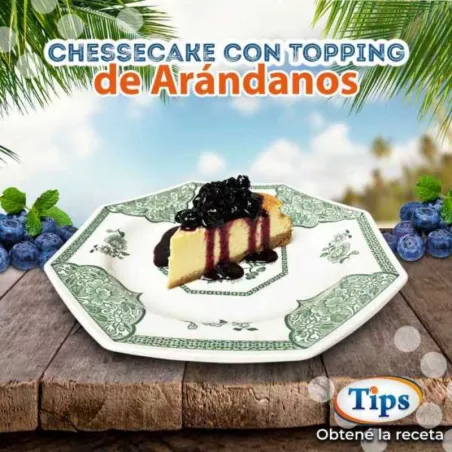 Chessecake con Topping de Arandanos TIPS RA0000559