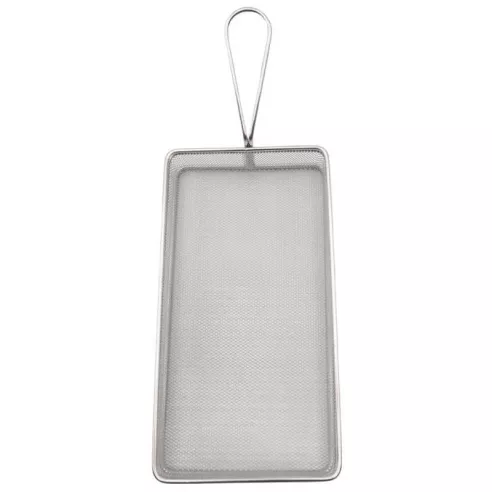 Canasta Mini para Snacks Plateada 10 x 5 x 2 Pulgadas TIPS B-284 / SILVER