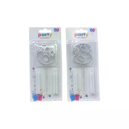 Candelas Mixtas de Numeros TIPS BDL-006