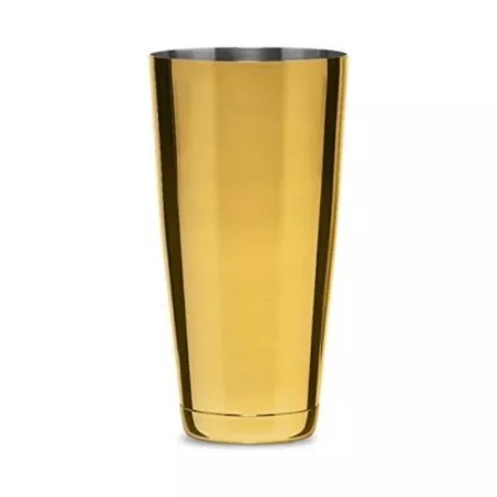 Vaso Mezclador Boston de Acero Inoxidable de Color Dorado de 28 Onzas MASTER CHEF 9891857