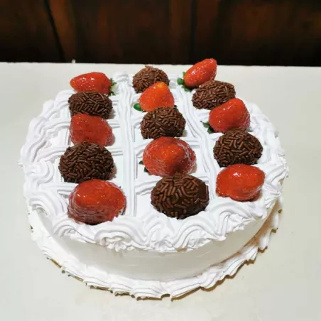 Torta Fria de Fresas y Trufas de Chocolate TIPS RA0000293