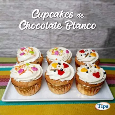Cupcakes de Chocolate Blanco TIPS RA0000092