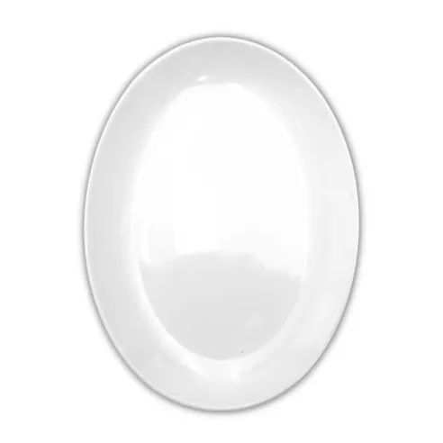 Plato Ovalado Coupe de Ceramica de 36 x 26 Centimetros TIPS CT770