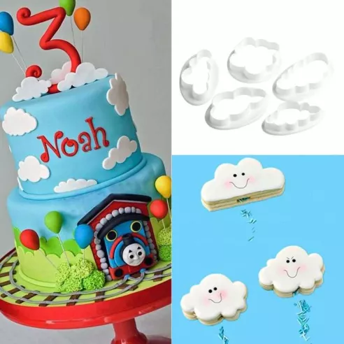 Marcador de Nube para Fondant, Set de 5 Unidades MASTER CHEF 0760804