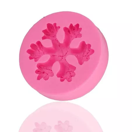 Molde de Silicon para Fondant de Copo de Nieve TIPS 030-66