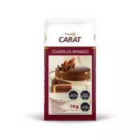 Cobertura de Chocolate Carat Coverlux Amargo de 1 Kilo PURATOS 4005940