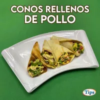 Conos Rellenos de Pollo TIPS RA0001090