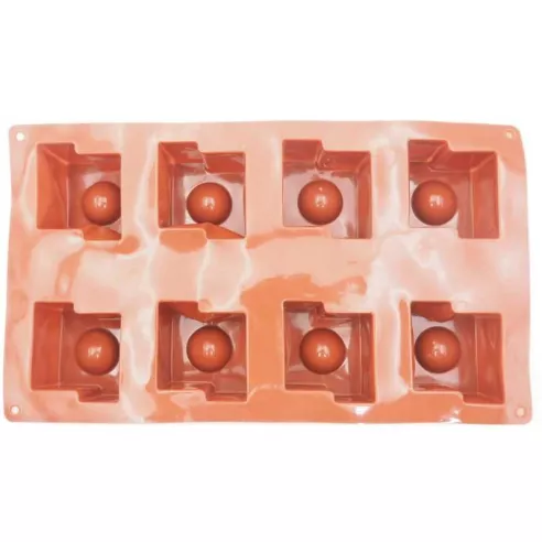 Molde de Silicon de Cubo de 8 Cavidades TIPS RRA02-99