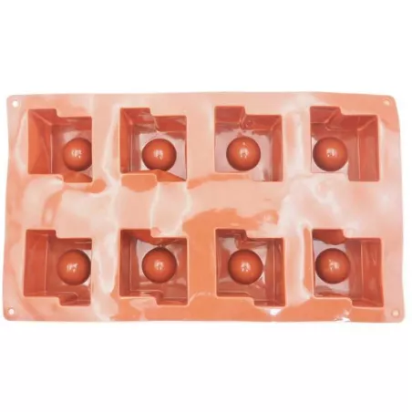 Molde de Silicon de Cubo de 8 Cavidades TIPS RRA02-99