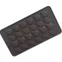 Molde de Silicon de Hojas de 24 Cavidades TIPS RRA02-156