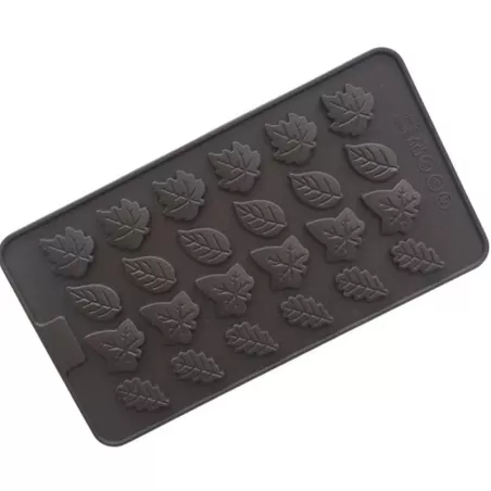 Molde de Silicon de Hojas de 24 Cavidades TIPS RRA02-156