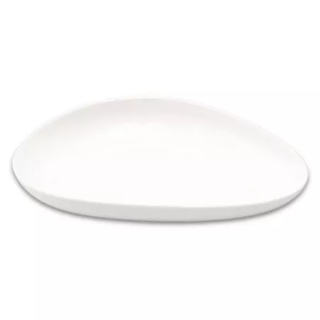 Plato Triangular Coupe de Ceramica de 30 x 21.5 Centimetros TIPS CT764