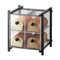 Urna Exhibidora para Reposteria con 4 Compartimientos MASTER CHEF 6218