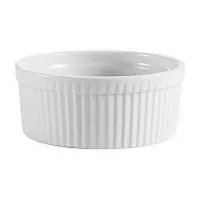 Ramekin Redondo Turin de Ceramica de 4.3 x 2.1 Pulgadas  MASTER CHEF WT094