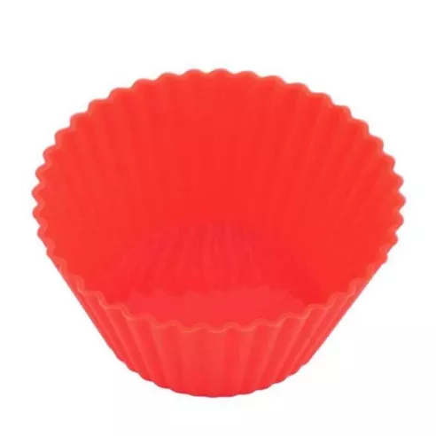Molde de Silicon Forma de Cupcake, Set de 6 Unidades TIPS 6C017