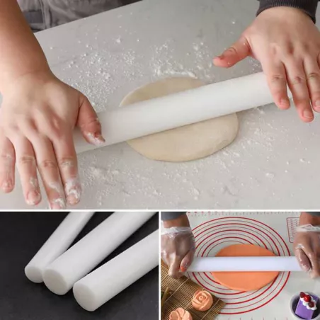 Rodillo Perfecto de Plastico de 12 Pulgadas de Color Blanco TIPS A08