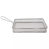 Canasta Mini para Snacks Plateada 10 x 5 x 2 Pulgadas TIPS B-284 / SILVER