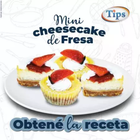 Mini Cheesecake de Fresa TIPS RA0000964