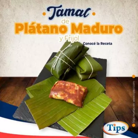 Tamal de Platano Maduro y Frijol TIPS RA0000483