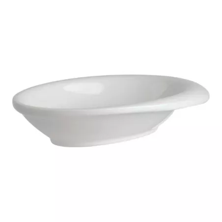 Ramekin Ovalado Mini de Melamina de Color Blanco de 1.5 Onzas TABLECRAFT 10314W