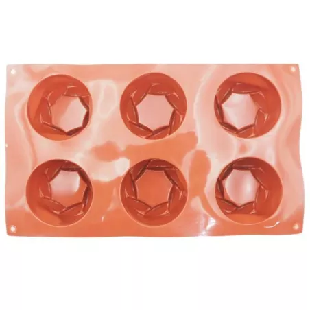Molde de Silicon de Nido de 6 Cavidades TIPS RRA02-26