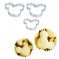 Cortador de Galletas de Acero de Mickey Mouse TIPS A-130 (MICKEY)