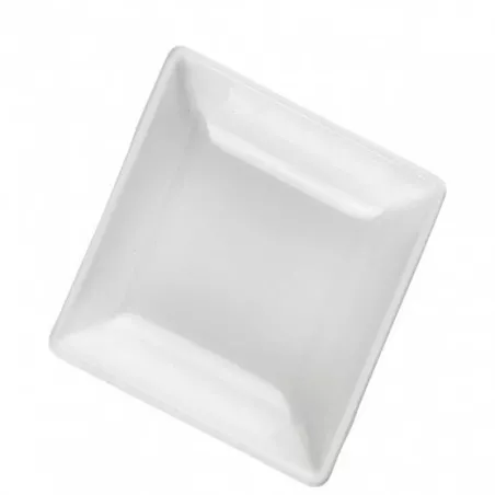 Ramekin Mini Cuadrado de Melamina de Color Blanco de 2.5 Onzas TABLECRAFT 10316W