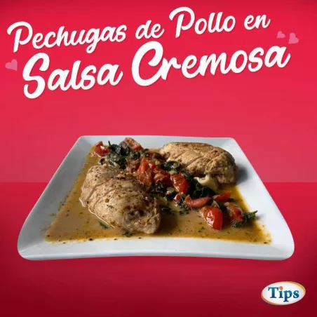 Pechugas de Pollo en Salsa Cremosa TIPS RA0000255
