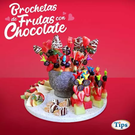 Brochetas de Frutas con Chocolate TIPS RA0000161