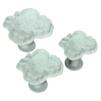 Marcador de Plastico de Flores Grandes con Expulsor, Set de 3 Piezas TIPS ZN2039