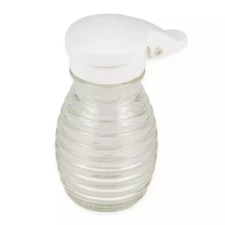 Salero Pimentero de Vidrio de Tapa Blanca de 2 Onzas TABLECRAFT BH2MPW
