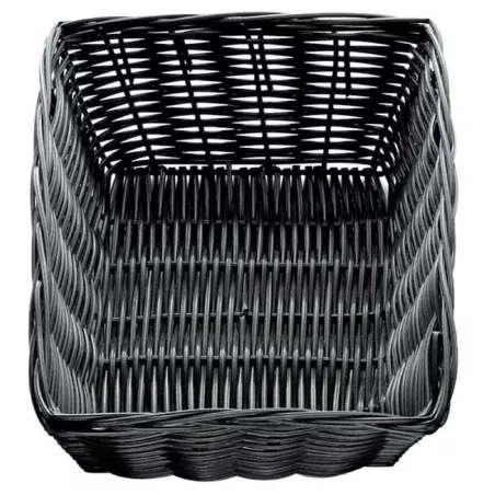 Panera Negra Rectangular de 9 x 6 x 2.5 Pulgadas TABLECRAFT 2472