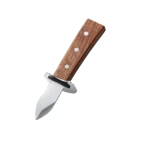 Cuchillo para Ostras de Acero y Madera de 17 Centimetros TIPS SSC-339