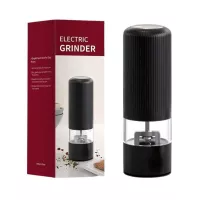 Molino Electrico para Pimienta de Color Transparente y Negro MASTER CHEF HLX-KYMQ-3