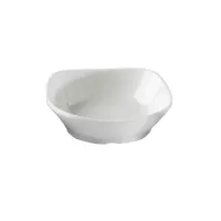 Bowl Cuadrado Mini de Melamina de Color Blanco de 1.5 Onzas TABLECRAFT 10315W