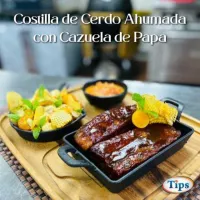 Costilla de Cerdo Ahumada con Cazuela de Papa TIPS RA0000328