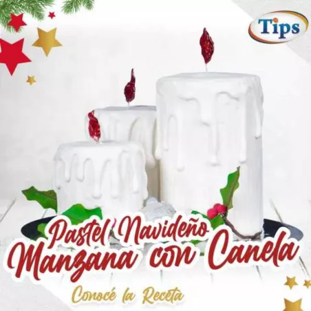 Pastel Navideno Manzana con Canela TIPS RA0000431