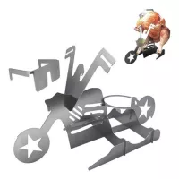 Rack de Pollo Metalico para BBQ TIPS AK-30