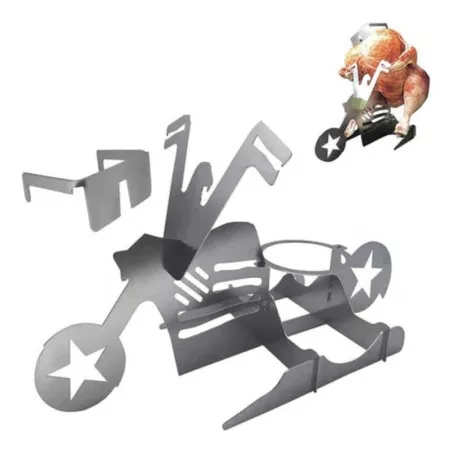 Rack de Pollo Metalico para BBQ TIPS AK-30