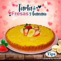 Tarta de Banano y Fresa TIPS RA0000823