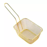 Canasta Mini Snacks de Acero Inoxidable 10 x 8 Centimetros TIPS TCW-010