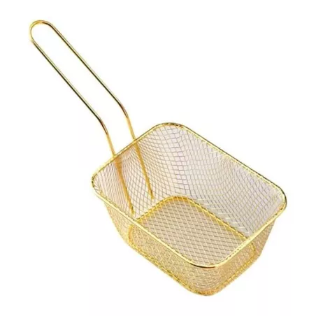 Canasta Mini Snacks de Acero Inoxidable 10 x 8 Centimetros TIPS TCW-010