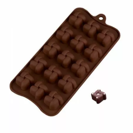 Molde de Silicon de Rehilete de 15 Cavidades TIPS RRA02-164